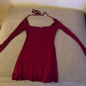 Fashion Nova Burgundy Top